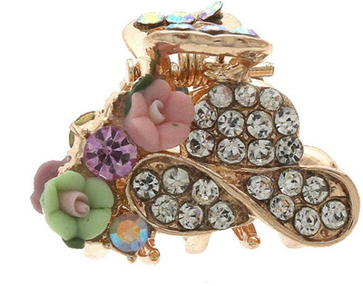 

Anuradha ARt jewellery Butterfly hair Clip Hair Claw(Gold)