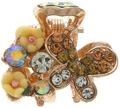 

Anuradha ARt jewellery Butterfly hair Clip Hair Claw(Gold)