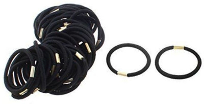 

Pooja Trendz Ponytail Holder-Black Color-Elastic Hair Tie Rope Hairband for Kids/Girls/Women-20pcs. Rubber Band(Black)