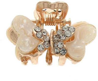 

Anuradha ARt jewellery Butterfly hair Clip Hair Claw(Gold)
