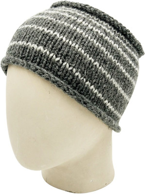 

Magic Needles Handmade Mens Striped Head Band(Grey)