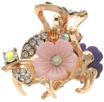 

Anuradha ARt jewellery Butterfly hair Clip Hair Claw(Gold)
