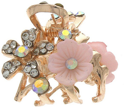

Anuradha ARt jewellery Butterfly hair Clip Hair Claw(Pink)