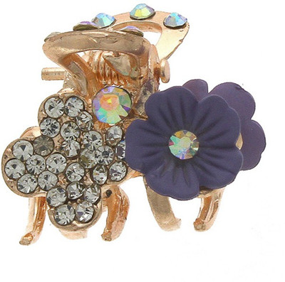 

Anuradha ARt jewellery Butterfly hair Clip Hair Claw(Purple)
