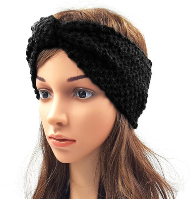

Magic Needles Handmade Womens Bow Head Band(Black)