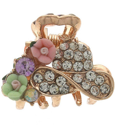 

Anuradha ARt jewellery Butterfly hair Clip Hair Claw(Gold)