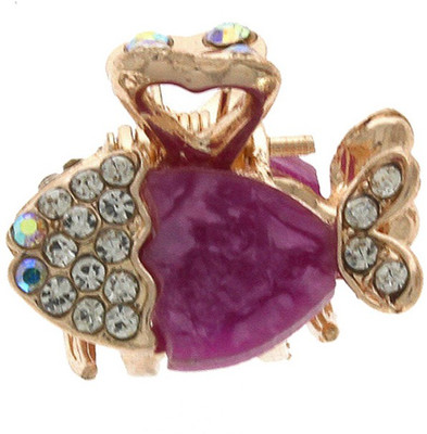

Anuradha ARt jewellery Butterfly hair Clip Hair Claw(Pink)