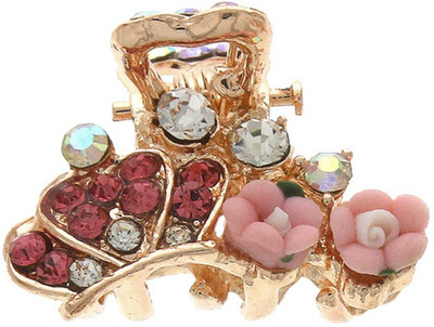 

Anuradha ARt jewellery Butterfly hair Clip Hair Claw(Pink)