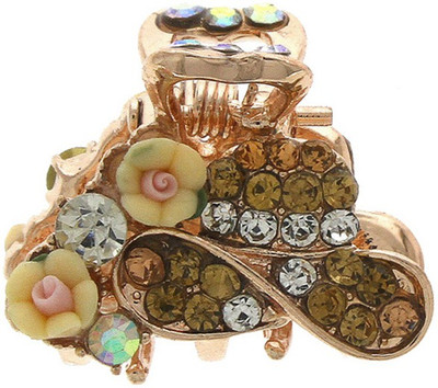 

Anuradha ARt jewellery Butterfly hair Clip Hair Claw(Gold)