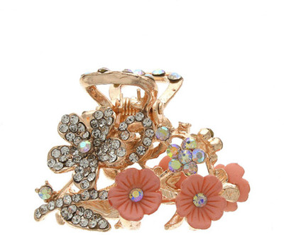 Anuradha ARt jewellery Butterfly hair Clip Hair Claw(Gold)