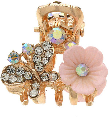 

Anuradha ARt jewellery Butterfly hair Clip Hair Claw(Gold)