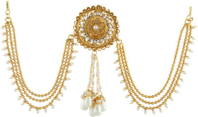 

Anuradha Art Jewellery Traditional Hair Jewellery Hair Chain(Gold)