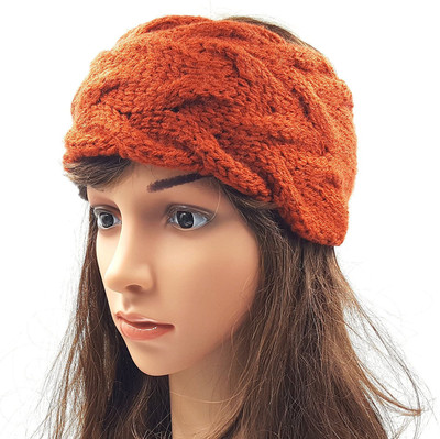 

Magic Needles Handmade Double Cable Head Band(Red)