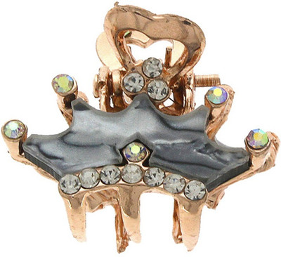 

Anuradha ARt jewellery Butterfly hair Clip Hair Claw(Grey)