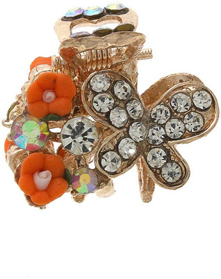 

Anuradha ARt jewellery Butterfly hair Clip Hair Claw(Gold)