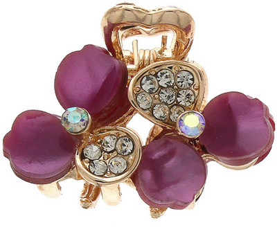 Anuradha ARt jewellery Butterfly hair Clip Hair Claw(Pink)