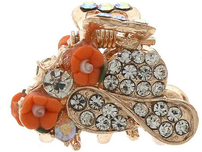 

Anuradha ARt jewellery Butterfly hair Clip Hair Claw(Gold)