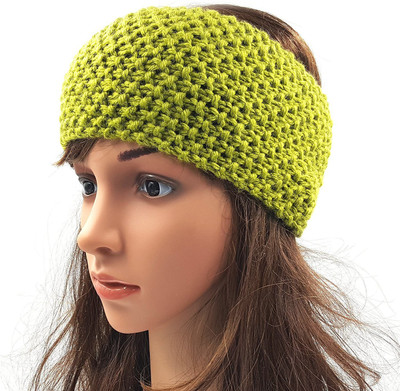 

Magic Needles Handmade Womens Head Band(Green)