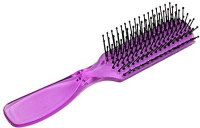 

Glamour Girlz Translucent Coloured Plastic 7 Inch Hair Brush Purple