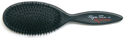 

Roger Para brush oval black 11rows of nylon bristles pack of 1