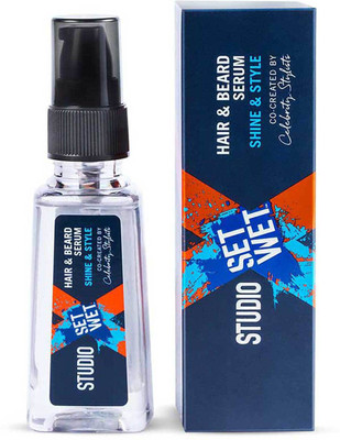 

Set Wet Studio Shine and Style Hair and Beard Serum(50 ml)