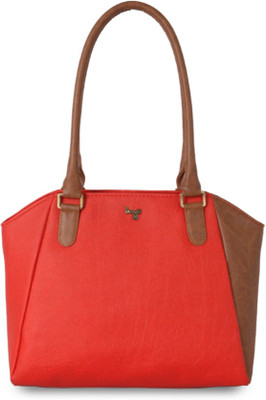 

Baggit Shoulder Bag(Orange, Brown), Brown;orange