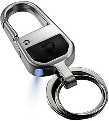 

DALUCI Stylish Metal LED Keychain Flashlight, Safety Light Ultra Bright Key Ring Light Torch,(Silver) Key Chain