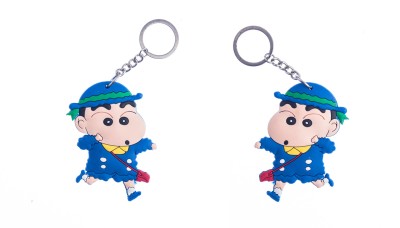 

Techpro Doublesided Rubber Shinchan School uniform combo pack Key Chain