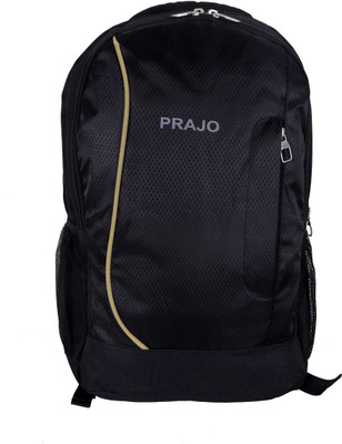 Prajo 15.6 inch laptop Backpack 21 L Laptop Backpack(Black), Gold