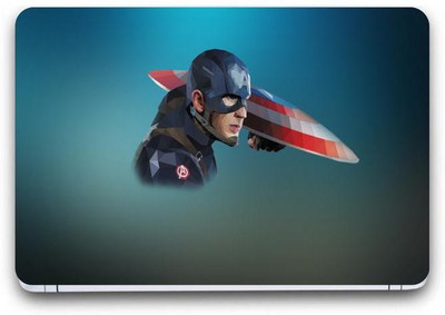 

Gallery 83 ® captain america wallpaper laptop skin sticker decal, (15 inch x 10 inch) 4183 vinyl laptop decal 15.6 vinyl Laptop Decal 197.6