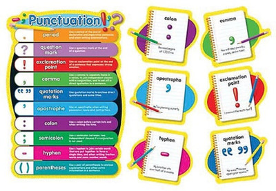 

Carson-Dellosa Punctuation Bulletin Board Set(Multicolor)