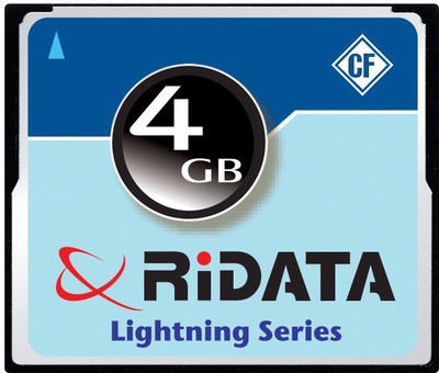 RiData Lightning 4 Gb CompactFlash I Card Class 4 18 MB/s Memory Card