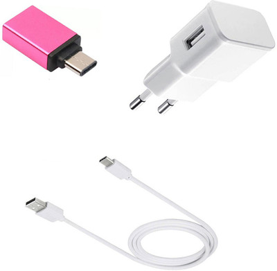 DAKRON Wall Charger Accessory Combo for ZTE Nubia Z17 Mini(White)