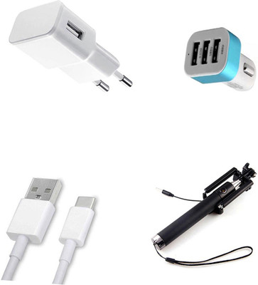 DAKRON Wall Charger Accessory Combo for Nubia N1(White)