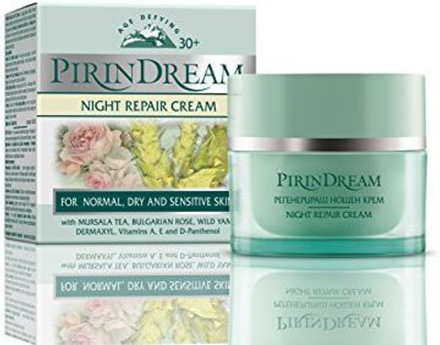 

Pirin Dream Regenerating Nightrepair Cream With Wild Yam & Dermaxyl Not Tested On Animals(50 ml)