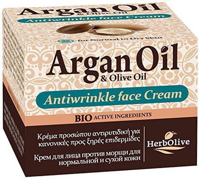 Herbolive Anti Wrinkle Argan Face Cream For Normal To Dry Skin(50 ml)