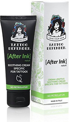 

TATTOO DEFENDER After Ink Soothing Healing Cream And Aftercare Lotion No Petrolatum(50 ml)