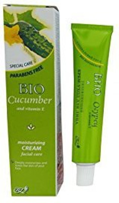 

Rosa Impex Bio Moisturising Facial Care Cream With Cucumber Deep Hydration No Parabens(45 ml)