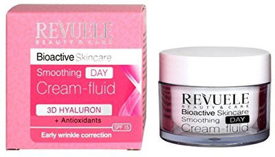 

Revuele Bioactive Skincare Smoothing Day Cream Fluid 3D Hyaluron Antioxidants Early Wrinkle Correction(50 ml)