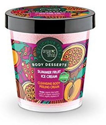 

Organic Shop Body Desserts Summer Fruit Ice Cream Cleansing Body Peeling Cream(450 ml)