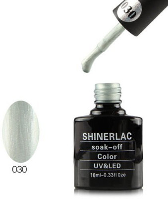 

Blue Sky Sh030 Shinerlac UvLed Gel Nail Polish Bottle� Silver