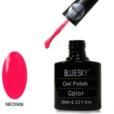 

Blue Sky UvLed Gel Nail Polish Neon Cherise Pink