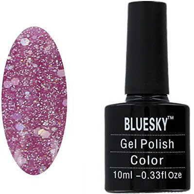 

Blue Sky Gel Polish Nails Princess Blz Glitter Nail Gel Purple