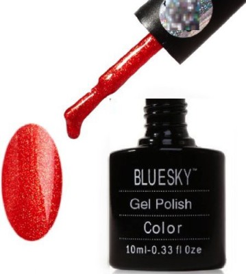 

Blue Sky Uv Led Gel Soak Off Nail Polish Crystal Flame Red