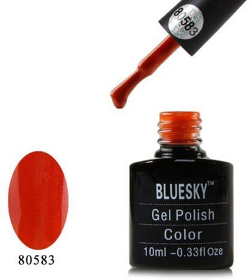 

Blue Sky 80583 UvLed Gel Nail Polish Vermillian Glow Red