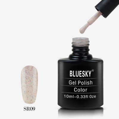 

Blue Sky Sr09 UvLed Granulated Soak Off Manicure Gel Nail Polish White