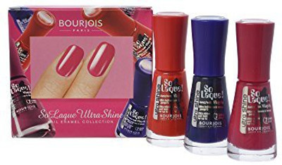

Bourjois So Laque Ultra Shine Nail Enamel Collection Multicolor(Pack of 3)