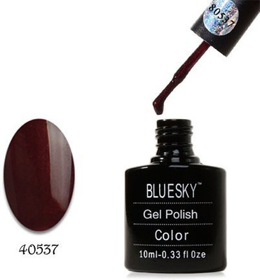 

Blue Sky 80537 Soak Off Gel Nail Polish Dark Lava Brown
