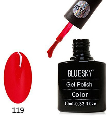 

Blue Sky A119 Aaaa Range Soak Off Gel Nail Polish Pastel Red Red