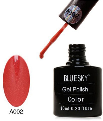 

Blue Sky Uv Soak Off Nail Polish Gel New A Range A02 Red